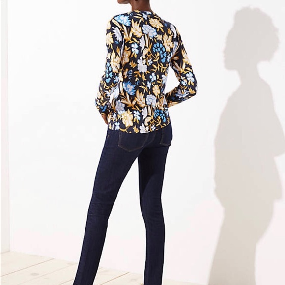 NWT Loft Floral Signature Cardigan - Picture 3 of 4